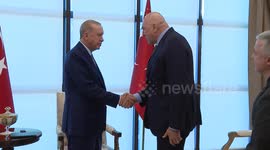 Turkey: Turkish President Erdogan receives Italian Defense Minister Crosetto in Ankara