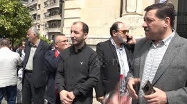 Lebanon: Lebanese officials in Tripoli hold demonstration to show solidarity with Gaza