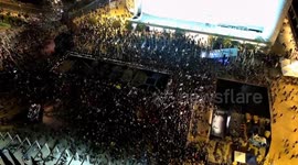 Israel: Thousands hold demonstration in Tel Aviv to protest Israeli attacks in Gaza