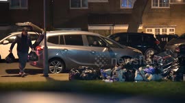 Late night fly-tippers caught dumping their trash on huge pile of rubbish in Birmingham, England