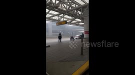 US: Thick Smoke Fills BWI Airport After Vehicle Fire, Disrupting Traffic