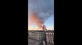 France: Fire Burns Recyling Plant in Paris, Sending Huge Black Smoke