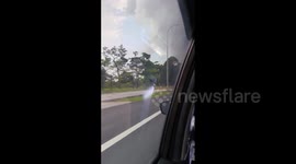 Malaysia: Gas Pipeline Fire Erupts in Puchong, Prompting Evacuations 5
