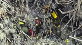 Rescue team continues search for buried bodies in collapsed building