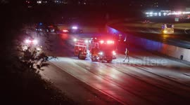 US, Los Angeles: Chino At Least 1 Dead In Pomona Freeway Crash