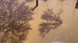 Ohio River bursts its banks causing floods in Kentucky