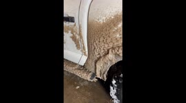 Frozen ice blocked gas tank after drive from Revelstoke to Spruce Grove