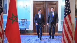 US: US state secretary meets his Morrocan counterpart in Washington