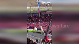 France: Parachutist Rescued After Crashing Into Stadium Roof Before Champions Cup Match