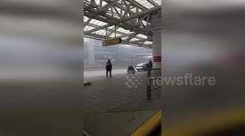BWI Airport fire causes chaos as smoke fills building