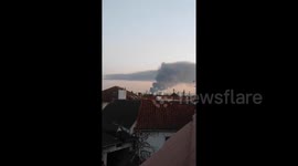 Paris: Fire Breaks Out At Waste Disposal Centre