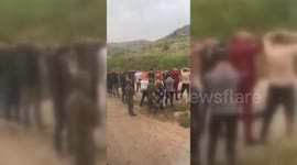 Israeli Forces Detain and Search Palestinians in West Bank