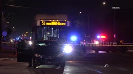 US, Phoenix: Glendale 51st Avenue Valley Metro Bus Crash
