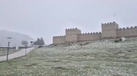 Turkey: April snowfall transforms ancient Hittite capital Hattusa in Türkiye into winter wonderland