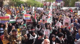Iran: Thousands rally in Tehran against Israeli actions in Gaza