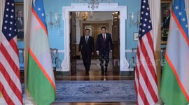 US: US Secretary of State Rubio meets his Uzbek counterpart Saidov in Washington DC
