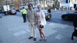 Alicia Agneson and Herman Tommeraas attends the private view party for the Cartier exhibition at the V and A Museum