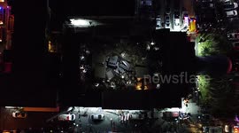 Drone footage shoes Devastating Roof Collapse at Jet Set Club in Santo Domingo During Concert, Over 100 Dead, Hundreds Injured