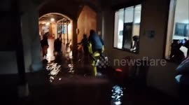 Homes and shops flooded as heavy rain hits Colombia