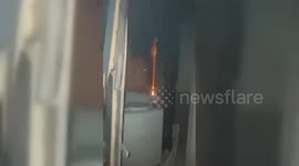Lebanon: Israeli Airstrike Sparks Fire in Civilian Home in Southern Lebanon