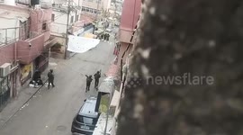 Israeli Forces Raid Al-Am'ari Camp in Ramallah
