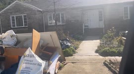 Historic flood Frankfort Kentucky. Clean up aftermath Paul Sawyer drive