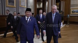 Türkiye: Turkish President Erdogan meets Indonesian counterpart Subianto in Ankara