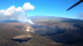 US: Kīlauea Summit Eruption Displays Dramatic Lava Fountaining