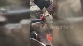 Palestinian Civil Defense Searches for Missing Under Rubble in Al-Shuja’iya