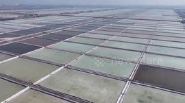 Guanxi Salt Field in Lianyungang