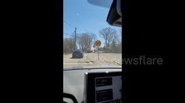 US: Train Collides with Truck at Railroad Crossing in Canton, MA