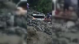 India: Flooding Causes Mudslides In India Uttarakhand