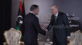 Türkiye: Erdogan meets Libyan premier on sidelines of Antalya Diplomacy Forum