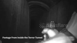During precise operational activity in Rafah, troops located a tunnel shaft belonging to Hamas