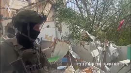 In Rafah, IDF troops discovered a Hamas tunnel built under a kindergarten