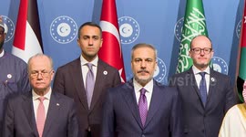 Türkiye: Turkish FM Fidan hosts ministerial meeting on Middle East peace in Antalya (2)