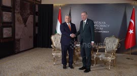 Türkiye: Erdogan meets Hungarian PM on sidelines of Antalya Diplomacy Forum