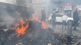 Israel: Ultra-Orthodox Jews in Jerusalem burn leavened bread ahead of Passover