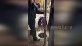 US: Puppy Rescued After 100-Foot Fall into Abandoned Silo