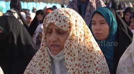 Iran: Shia Muslims gather at Tehran's Shah Abdol-Azim Shrine for Eid al-Fitr prayer