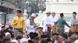 Indonesia: Muslims perform Eid al-Fitr prayers in North Sumatra, Indonesia