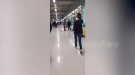 Two Chinese tourists arrested for 'stealing case from luggage' on flight to Thailand