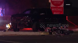US, Phoenix: Tempe Rural Road Motorcycle Crash