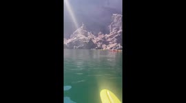 Hilarious Creed performance echoes through Black Canyon in Arizona, USA