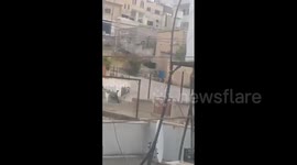 Israeli forces storm the town of Bayt Dajan, east of Nablus, in the West Bank