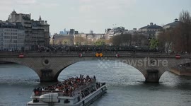 France: Paris authorities set to evacuate migrant camp along Seine River