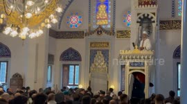 Germany: Muslims in Berlin gather to perform Eid al-Fitr prayer