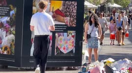 Bondi Junction knife attack victims remembered one year on, Sydney, Australia