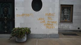 US: Trump Townhouse Vandelized In New York