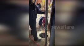 Puppy that fell into 100ft deep abandoned silo is rescued in Missouri